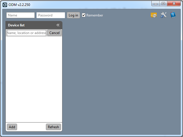 نرم افزار تنظیم و مدیریت دوربین های تحت شبکه